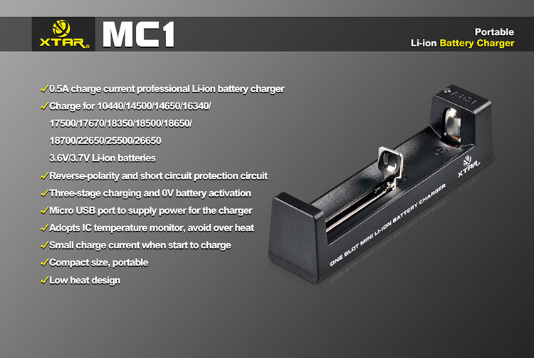 Ładowarka MC1 - najważniejsze parametry