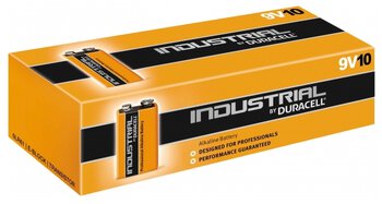 10 x bateria alkaliczna Duracell Industrial 6LR61 9V