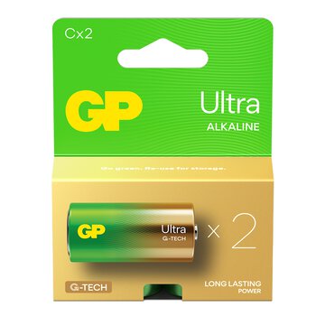 2 x bateria alkaliczna GP Ultra Alkaline G-TECH LR14 / C