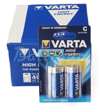 20 x bateria alkaliczna Varta High Energy LR14/C