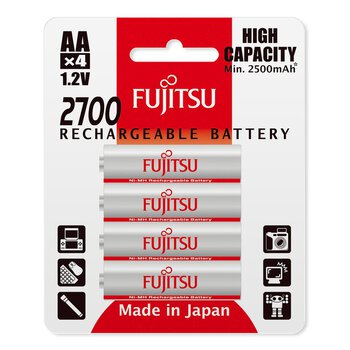 4 x akumulatorki Fujitsu R6/AA 2700mAh HR-3UAEX