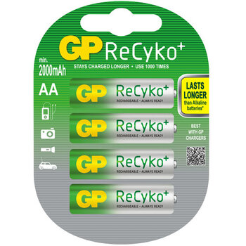 4 x akumulatorki  R6/AA GP ReCyko+ 2000mAh