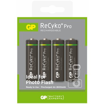 4 x akumulatorki R6/AA GP ReCyko+ Pro Photo Flash 2600mAh