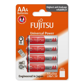 4 x bateria alkaliczna Fujitsu Universal Power LR6 AA blister
