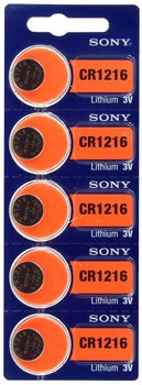 5 x bateria litowa mini Sony CR1216