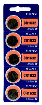 5 x bateria litowa mini Sony CR1632