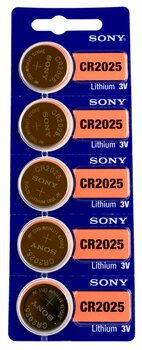 5 x bateria litowa mini Sony CR2025