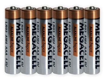 bateria alkaliczna Megacell LR03 AAA - 6 sztuk