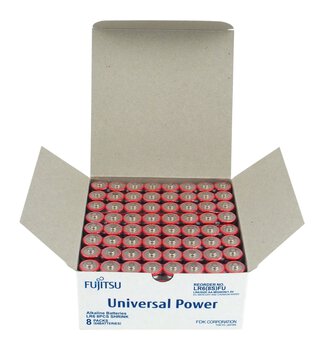 64 x bateria alkaliczna Fujitsu Universal Power LR6 AA