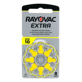 40 x baterie do aparatów słuchowych Rayovac Extra 10