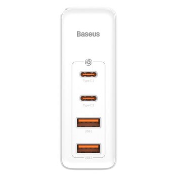 Baseus GaN2 Pro CCGAN2P-L02 100W szybka ładowarka sieciowa z 2 gniazdami USB-C PPS PD 3.0 oraz 2 gniazdami USB
