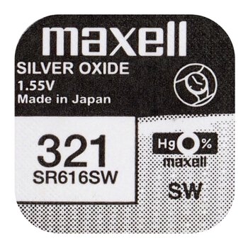 bateria srebrowa mini Maxell 321 / SR616SW / SR65