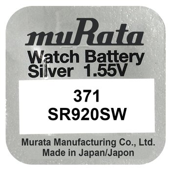 bateria srebrowa mini Murata 371 / SR920SW / SR69