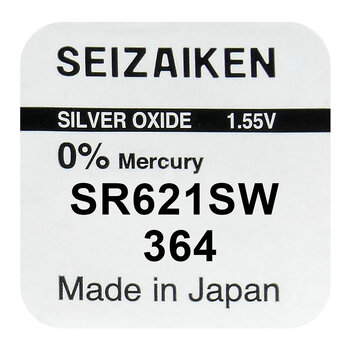 bateria srebrowa mini Seizaiken / SEIKO 364 / SR621SW / SR60