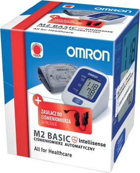 Ciśnieniomierz OMRON M2 Basic + zasilacz