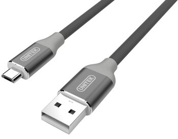 kabel micro USB 100cm Unitek Premium Y-C4026GY do szybkiego ładowania i przesyłania danych