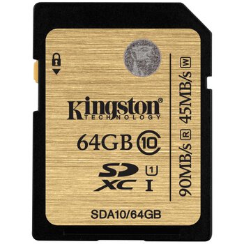 Karta pamięci Kingston SDXC 64GB class 10 UHS-I - 45/90MB/s