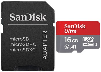 Karta pamięci SanDisk microSD (microSDHC) 16GB ULTRA 653x 98MB/s