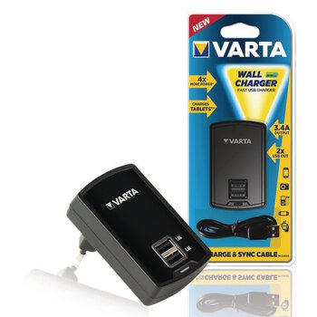 ładowarka sieciowa VARTA Wall Charger 2 x USB 3400mA 57957
