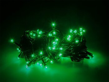 Lampki choinkowe LED 100szt 8m zielone