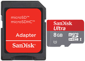 SanDisk microSDHC 8GB ULTRA 200x