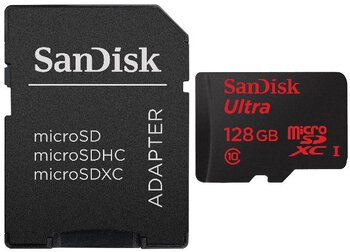 SanDisk microSDXC 128GB ULTRA 533x 80MB/s