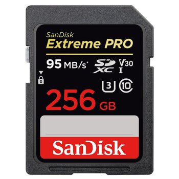 SanDisk SDXC 256GB Extreme PRO 95MB/s 633x UHS-I