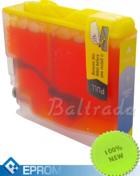 Tusz 24ink/Eprom do drukarki Brother 970 / 1000 LC Yellow 37ml - LC970Y / LC1000Y