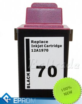 Tusz Lexmark nr 70 / 71 Black 25 ml (15MX971E/12AX970E)