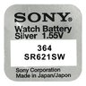 10 x bateria srebrowa mini Sony 364 / SR 621 SW / G1