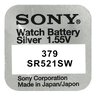 10 x bateria srebrowa mini Sony 379 / SR521SW / SR63