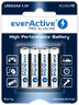 Baterie everActive Pro Alkaline 240szt LR6 / AA, 240szt LR03 / AAA + Kapsułki Finish Quantum 135 sztuk