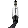 Kabel przewód audio AUX wtyk - wtyk jack 3.5 mm stereo Baseus CAM30-CS1 150cm