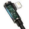 Kabel przewód USB - Lightning / iPhone kątowy 200cm Baseus Legend CALCS-A01 z obsługą szybkiego ładowania 2,4A