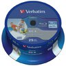 Płyty Blu-Ray BD-R 25GB 6x VERBATIM PRINTABLE 43811 cake 25 Płyty Blu-Ray BD-R 25GB 6x VERBATIM PRINTABLE 43811 cake 25