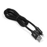silikonowy kabel USB - Apple Lightning / iPhone eXtreme czarny 100cm