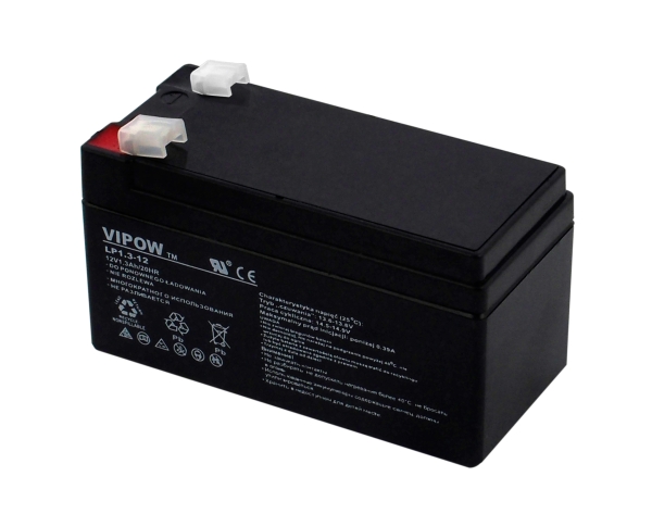 akumulator żelowy AGM Vipow 12V 1,3Ah akumulator żelowy AGM Vipow 12V 1,3Ah