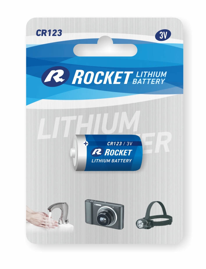 bateria foto litowa Rocket CR123 bateria foto litowa Rocket CR123
