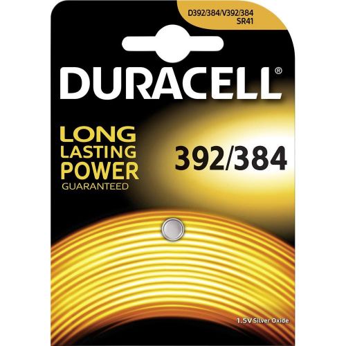 bateria srebrowa mini Duracell 392-384/G3/SR41W bateria srebrowa mini Duracell 392-384/G3/SR41W