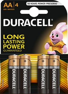 4 x bateria alkaliczna Duracell Duralock Basic C&B LR6 AA (blister) 4 x bateria alkaliczna Duracell Duralock Basic C&B LR6 AA (blister)