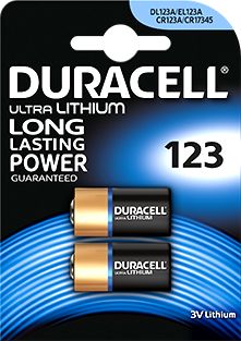2 x bateria foto litowa Duracell CR123 2 x bateria foto litowa Duracell CR123
