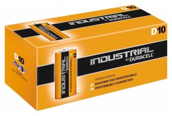10 x bateria alkaliczna Duracell Industrial LR20 D 10 x bateria alkaliczna Duracell Industrial LR20 D