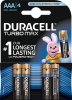 4 x Duracell Duralock Turbo Max LR03/AAA (blister) 4 x Duracell Duralock Turbo Max LR03/AAA (blister)