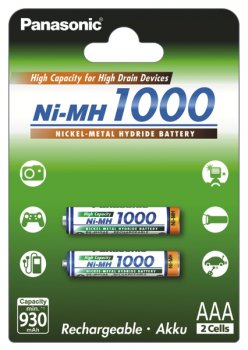2 x akumulatorki Panasonic R03 AAA Ni-MH 1000mAh (blister) 2 x akumulatorki Panasonic R03 AAA Ni-MH 1000mAh (blister)