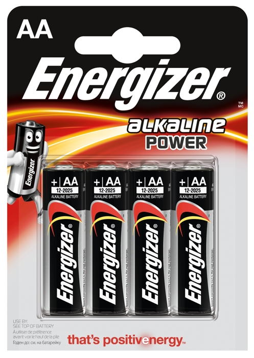 4 x bateria alkaliczna Energizer Alkaline Power LR6/AA (blister) 4 x bateria alkaliczna Energizer Alkaline Power LR6/AA (blister)
