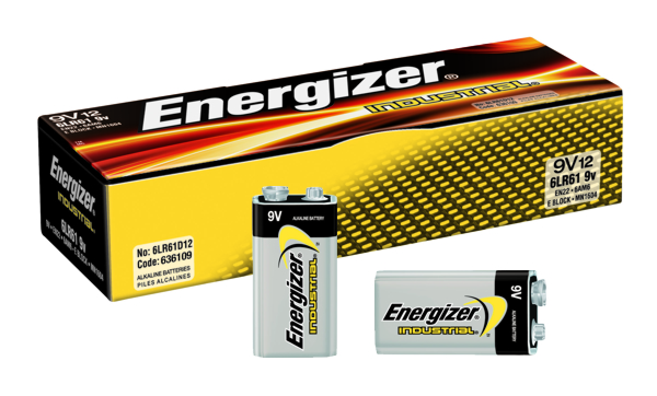12 x bateria alkaliczna Energizer Industrial 6LR61 9V 12 x bateria alkaliczna Energizer Industrial 6LR61 9V