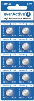 10x bateria alkaliczna mini everActive G13 LR1154 LR44 10x bateria alkaliczna mini everActive G13 LR1154 LR44