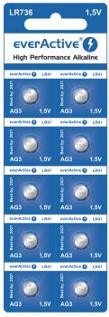 10x bateria alkaliczna mini everActive G3 LR736 LR41 10x bateria alkaliczna mini everActive G3 LR736 LR41