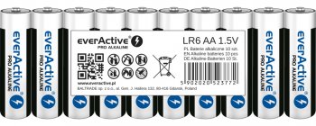 10 x baterie alkaliczne everActive Pro LR6 / AA (taca) 10 x baterie alkaliczne everActive Pro LR6 / AA (taca)