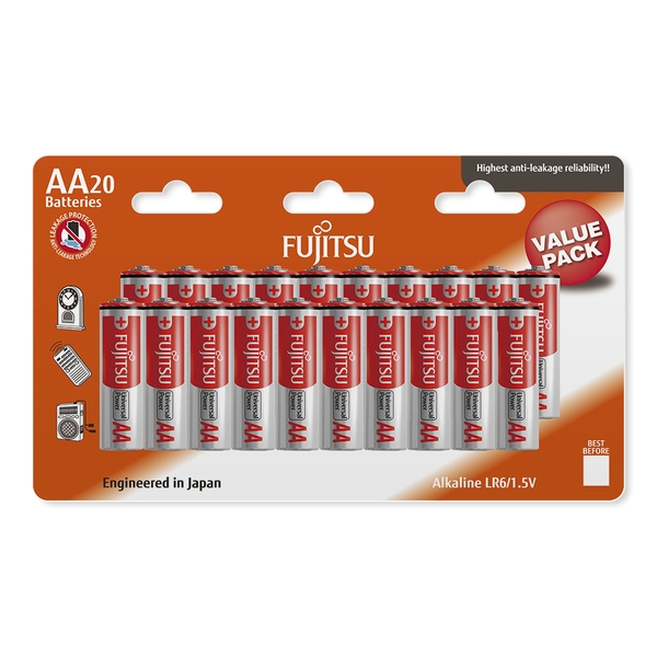 20 x bateria alkaliczna Fujitsu Universal Power LR6 AA blister 20 x bateria alkaliczna Fujitsu Universal Power LR6 AA blister
